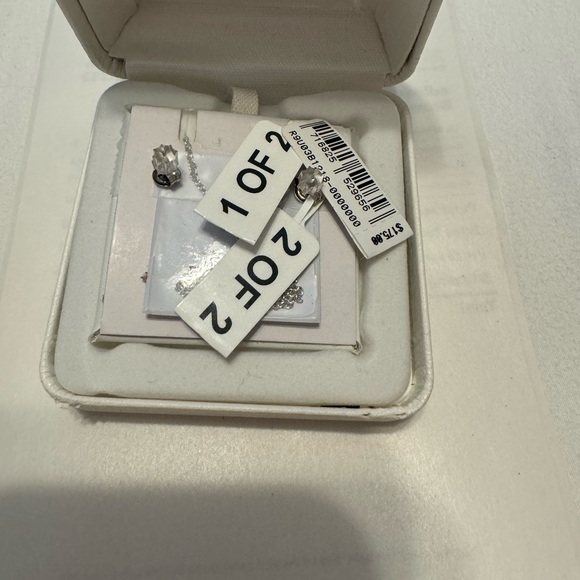 Genuine Blue Topaz Pendant Necklace and Earring Set - Picture 3 of 5